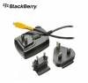 Genuine Blackberry Playbook PSAC10R-050QT 5V 2A Charger with 2 Extra Plugs ACC-39344-201 (BULK)